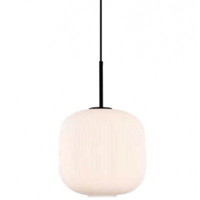 Φωτιστικό Κρεμαστό Μονόφωτο Φ25cm E27 230V Μαύρο 4084-Α